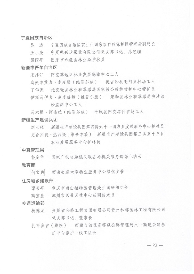 关于表彰全国绿化先进集体、劳动集体和先进工作者的决定 人社部发[2022]52号_页面_23.jpg